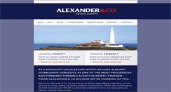 Desktop Screenshot of alexanderestateagents.com